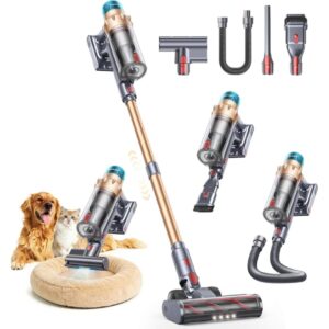 SMOTURE Cordless Vacuum Cleaner, 55KPa 650W Stick Cordless Vacuum