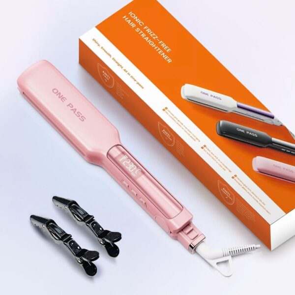 Faszin Professional  Wide Plate Hair Straighteners,Titanium