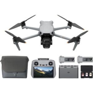 Visit the DJI Store DJI Air 3S Fly More Combo (RC 2 Screen Remote Controller), 4K Drone