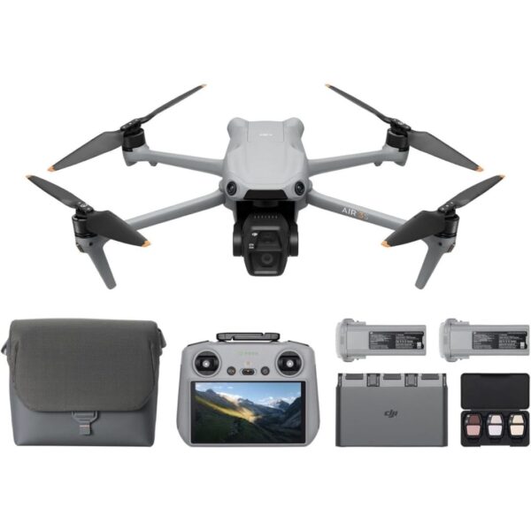 1-147.jpg Visit the DJI Store DJI Air 3S Fly More Combo (RC 2 Screen Remote Controller), 4K Drone