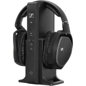 1-158.jpg Sennheiser RS 175 RF Wireless Headphones Over Ear for TV System with Bass Boost and Surround Sound Modes, Compact and Ergonomic, Over Ear Headphones for TV Listening, Black