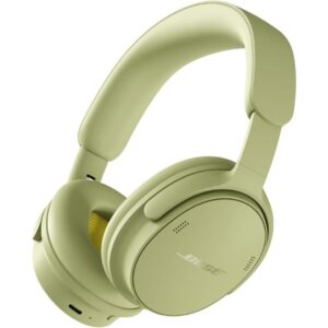 Bose QuietComfort Headphones (2nd Gen) - Wireless Headphones, Active Over Ear Noise Cancelling and Mic, Immersive Audio, USB-C Charging and Lossless Audio, Up to 24h of Play time, Eucalyptus Green