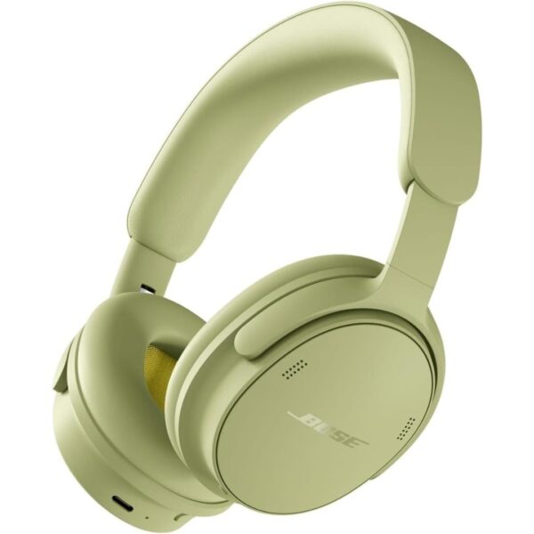 1-164.jpg Bose QuietComfort Headphones (2nd Gen) - Wireless Headphones, Active Over Ear Noise Cancelling and Mic, Immersive Audio, USB-C Charging and Lossless Audio, Up to 24h of Play time, Eucalyptus Green