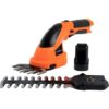 1-30.jpg Yard Force 7.2V Cordless Edging Grass & Hedge Shear Set with Li-Ion battery and Charger - LH A17
