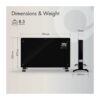 1-57.jpg Devola 2000W Smart Electric LOT 20 Compliant, Energy Efficient Heater (Black)