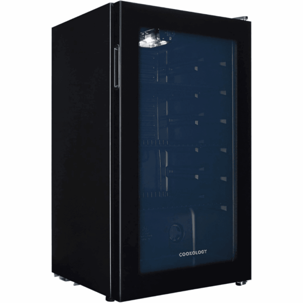 Cookology 93L Under-Counter Fridge Cabinet - Wine & Drinks - 48cm - Black [Energy Class F]