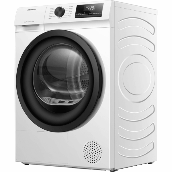 1-62.png Hisense DH1Q802BW2 60cm Freestanding 8 KG Heatpump Front Load Tumble Dryer