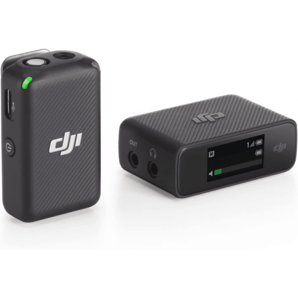 1-68.png DJI Mic (1 TX + 1 RX), Wireless Lavalier Microphone, 250m (820 ft.) Range