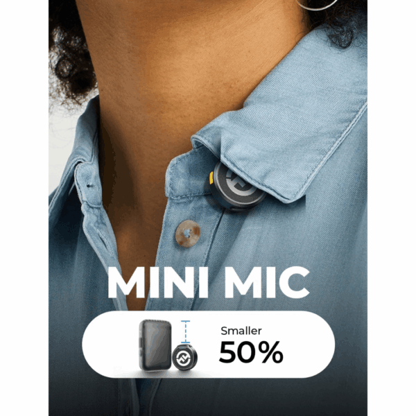 1-70.png Hollyland Lark M2 Wireless Lavalier Microphone (2TX+3RX) Compatible with Camera