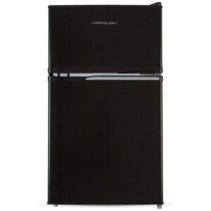 Cookology 87L 47cm Under-Counter Fridge Freezer - Black [Energy Class F]