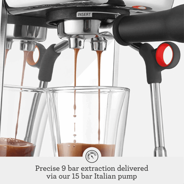1-79.png Sage Bambino Plus Compact Espresso Machine, Brushed Stainless Steel