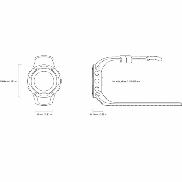 1-8.png Suunto 5 Lightweight and Compact GPS Sports Watch