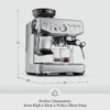 1-80.png Sage - The Barista Express Impress - Assisted Jam Bean Coffee Machine with Milk Frother, Brushed Stainless Steel