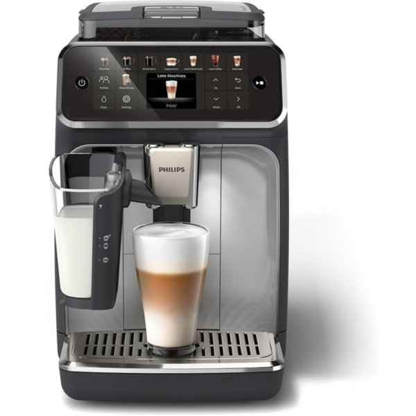 1-81.png PHILIPS 5400 Series Bean to Cup Coffee Machine, LatteGo, 12 Drinks OneTouch