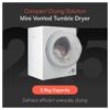 1-88.jpg Cookology 2.5kg Mini Vented Tumble Dryer