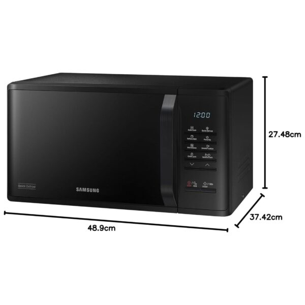Samsung MS23K3513AK Solo Microwave Oven with Triple Distribution System