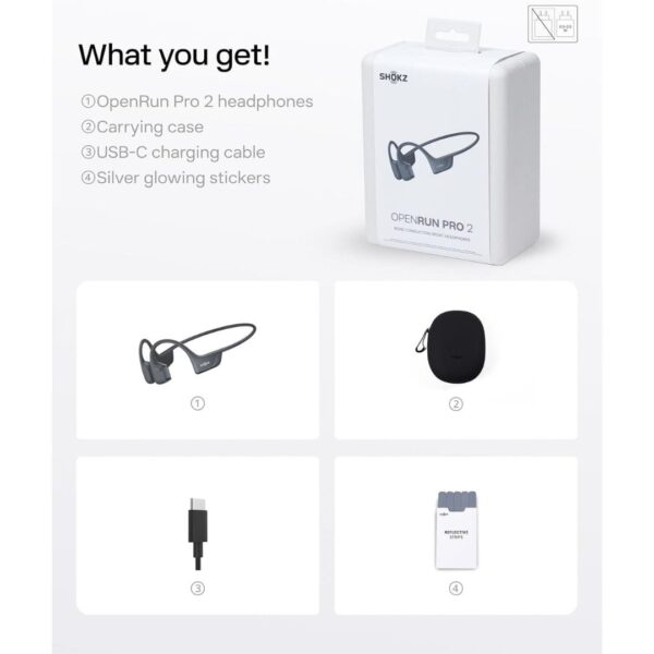 10.jpg SHOKZ OpenRun Pro 2 Bone Conduction Sports Headphones, Black