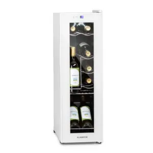 KLARSTEIN Shiraz Wine Cooler White – 12 Bottles