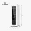 10040213_yy_0011_dimensions___-scaled-1.webp KLARSTEIN Shiraz Wine Cooler White – 12 Bottles