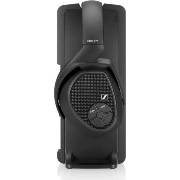 2-145.jpg Sennheiser RS 175 RF Wireless Headphones Over Ear for TV System with Bass Boost and Surround Sound Modes, Compact and Ergonomic, Over Ear Headphones for TV Listening, Black