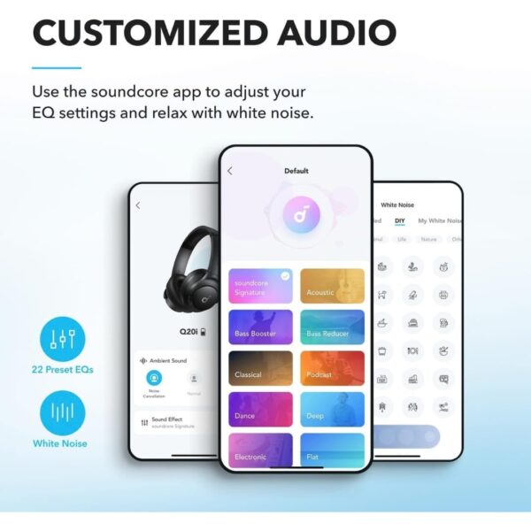 2-150.jpg soundcore Anker Q20i, Hybrid Active Noise Cancelling Foldable Headphones