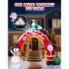 2-33-1.jpg 10FT Christmas Inflatables Archway with Santa Claus, Snowman & Christmas Tree