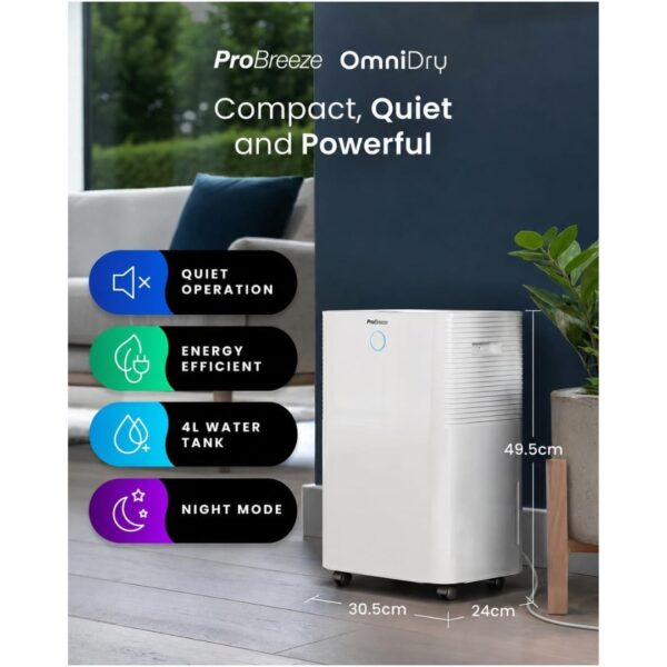 Pro Breeze® 20L OmniDry Smart Dehumidifier
