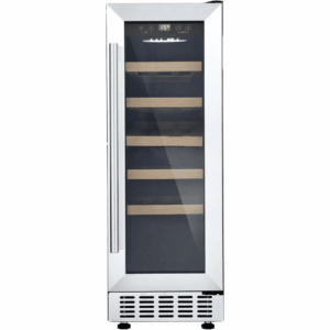 Cookology 60L Under-Counter Wine Cabinet - 20 Bottle - Stainless Steel [Energy Class G]