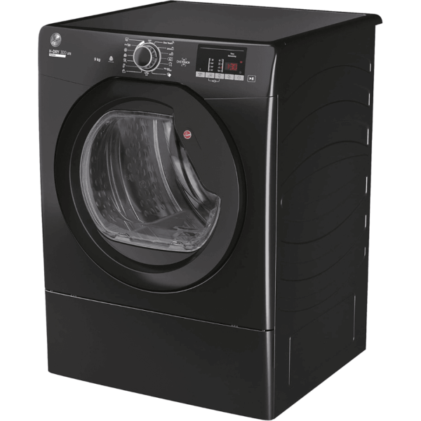 Hoover H-DRY 300 LITE Vented Tumble Dryer, 9kg, Black, C Class [Energy Class G]