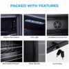 Subcold Super85 LED Beer Fridge  80 Cans + 5 Bottles | 0-18°C | Glass Door [Energy Class E]