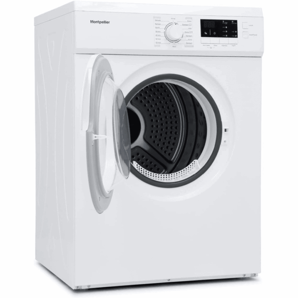 Montpellier MVSD7W Freestanding 7kg Vented Sensor Tumble Dryer - White [Energy Class E]