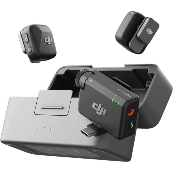 2-65.png DJI Mic Mini (2 TX + 1 RX + Charging Case), Ultralight, Detail-Rich Audio