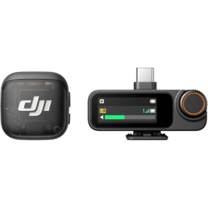DJI Mic 3 (1 TX + 1 RX), Wireless Lavalier Mic for iPhone/Camera/Android