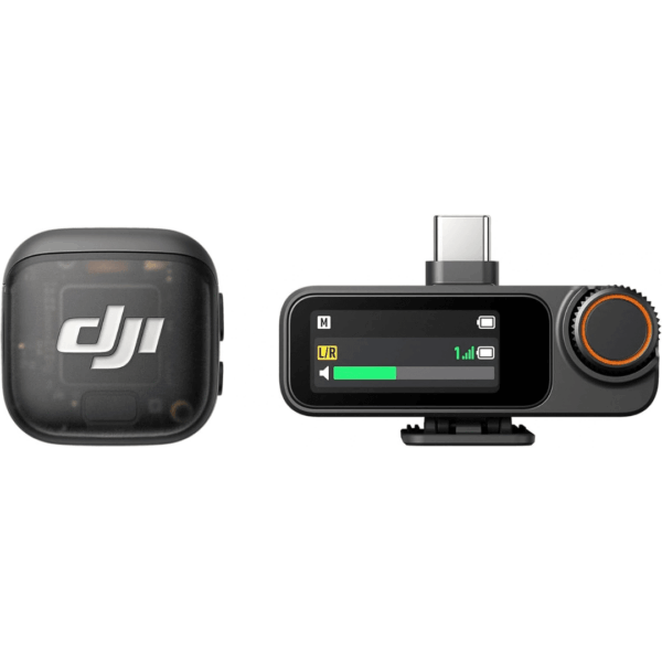 2-68.png DJI Mic 3 (1 TX + 1 RX), Wireless Lavalier Mic for iPhone/Camera/Android