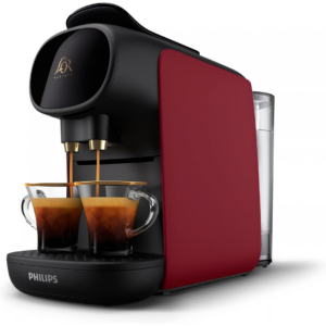 PHILIPS L'OR Barista Sublime, Pod Coffee Machine, Dual Spout, 19 bars, Red