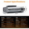 Road Angel Halo Pro 2K 1440p Dual Dash-Camera