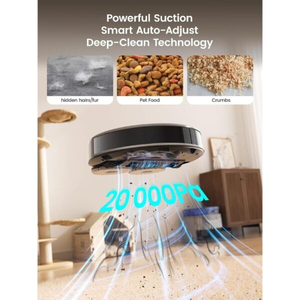Lefant M3 Max Robot Vacuum Cleaner with Mop, All-in-One Station