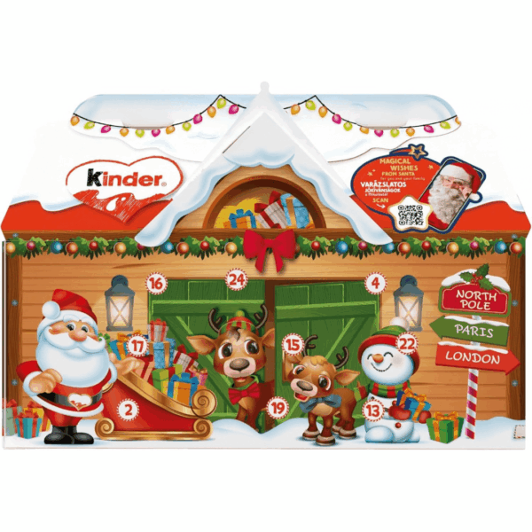 3-2-1.png Kinder Chocolate House Christmas Advent Calendar 2026, Pack of 24 (234g)