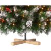3-31-1.jpg 7.5ft/225cm PVC Snow Flocked Artificial Christmas Tree with Light
