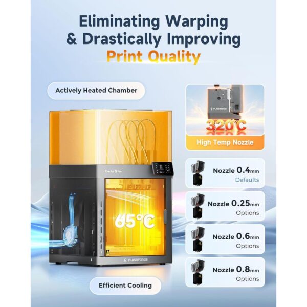3-32-1.jpg FLASHFORGE Creator 5 Pro 4-Toolheads 3D Printer,7s FlashSwap
