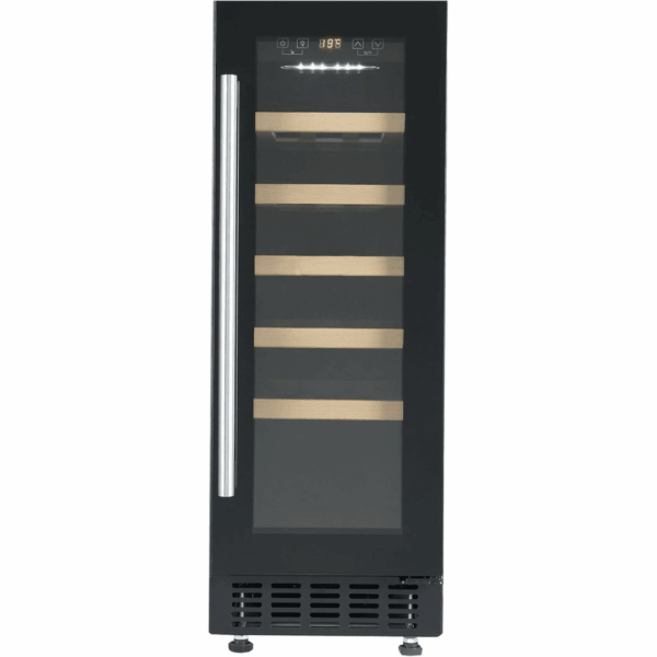 Cookology 60L Under-Counter Wine Cabinet - 20 Bottle - Black [Energy Class G]