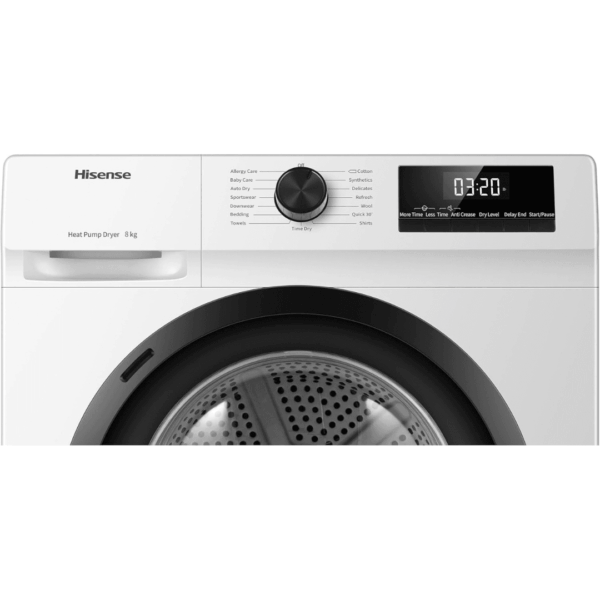 3-48.png Hisense DH1Q802BW2 60cm Freestanding 8 KG Heatpump Front Load Tumble Dryer