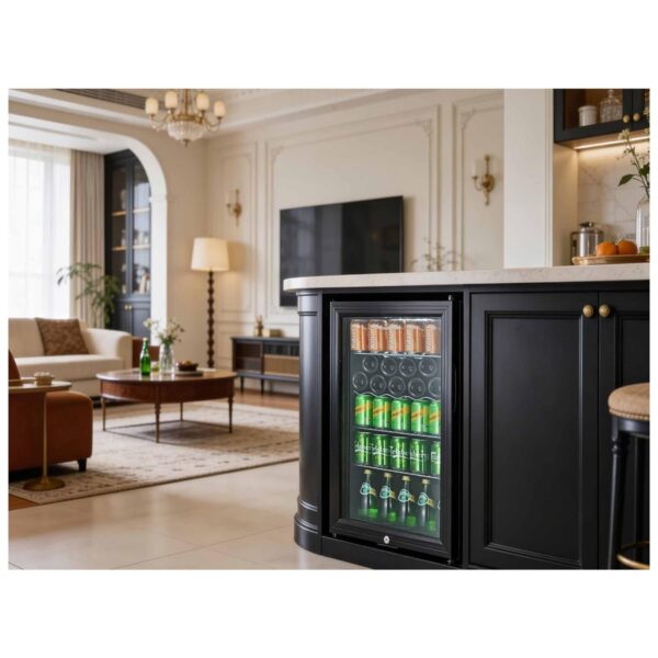 Subcold Super85 LED Beer Fridge  80 Cans + 5 Bottles | 0-18°C | Glass Door [Energy Class E]