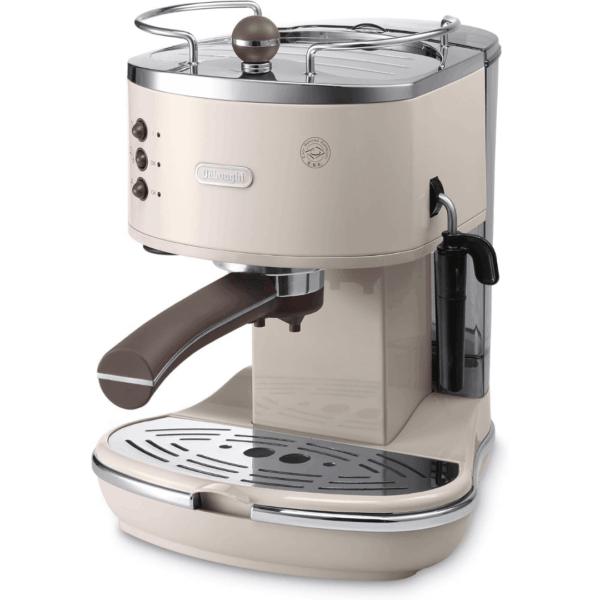 3-58.png De'Longhi Icona Vintage - Espresso Machine Manual Milk Frother Beige