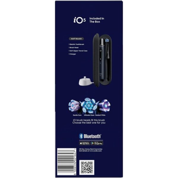 4-116.jpg Oral-B iO5 Electric Toothbrush, Matt Black, with Travel Case and Toothpaste
