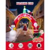 4-17.jpg 10FT Christmas Inflatables Archway with Santa Claus, Snowman & Christmas Tree