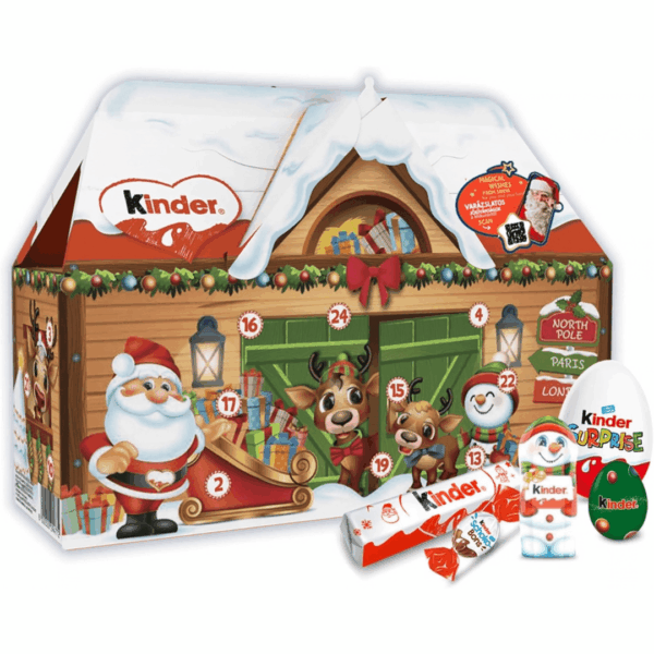 4-2.png Kinder Chocolate House Christmas Advent Calendar 2026, Pack of 24 (234g)
