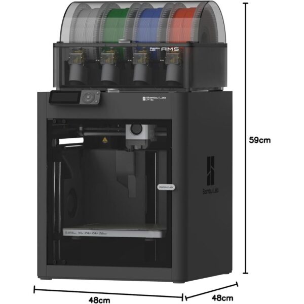 Bambu Lab P1S Combo, P1S 3D Printer and AMS, Multi-Color 3D Printing