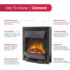 4-22-1.png Dimplex Clement 2KW Optiflame Inset Electric Fire, Black