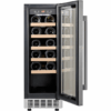 Cookology 60L Under-Counter Wine Cabinet - 20 Bottle - Stainless Steel [Energy Class G]